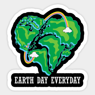 Earth day every day Sticker